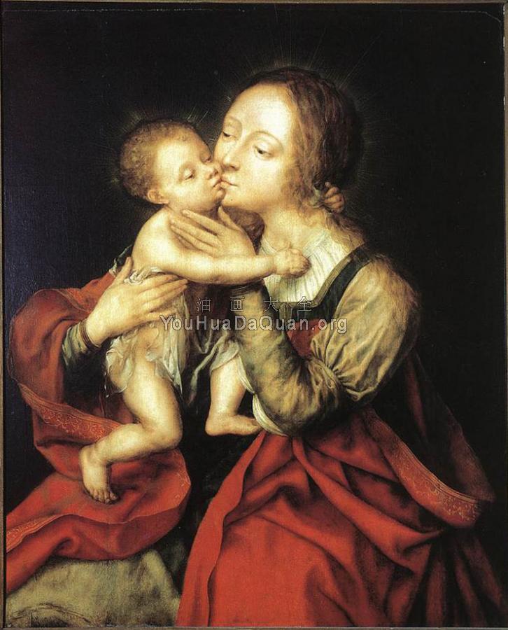 Holy Virgin and Child - 扬·马塞斯